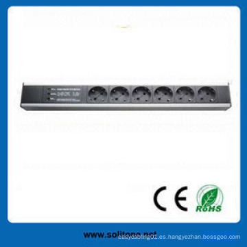 Alemania Enchufe 6-way 16A PDU